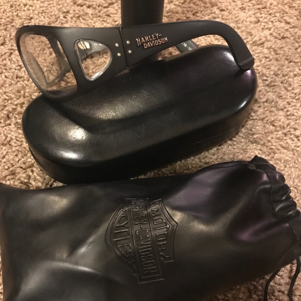 Harley Davidson clear glasses